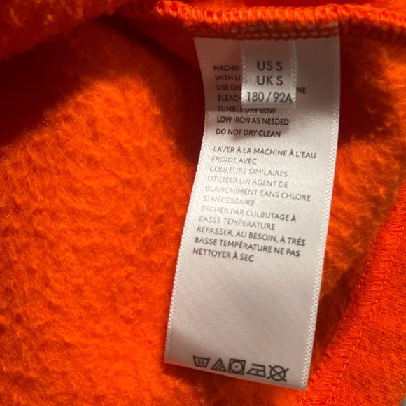 Urban Outfitters Orange Gorp-Core Pullover with Net Pocket US Small - Picture 6 of 6